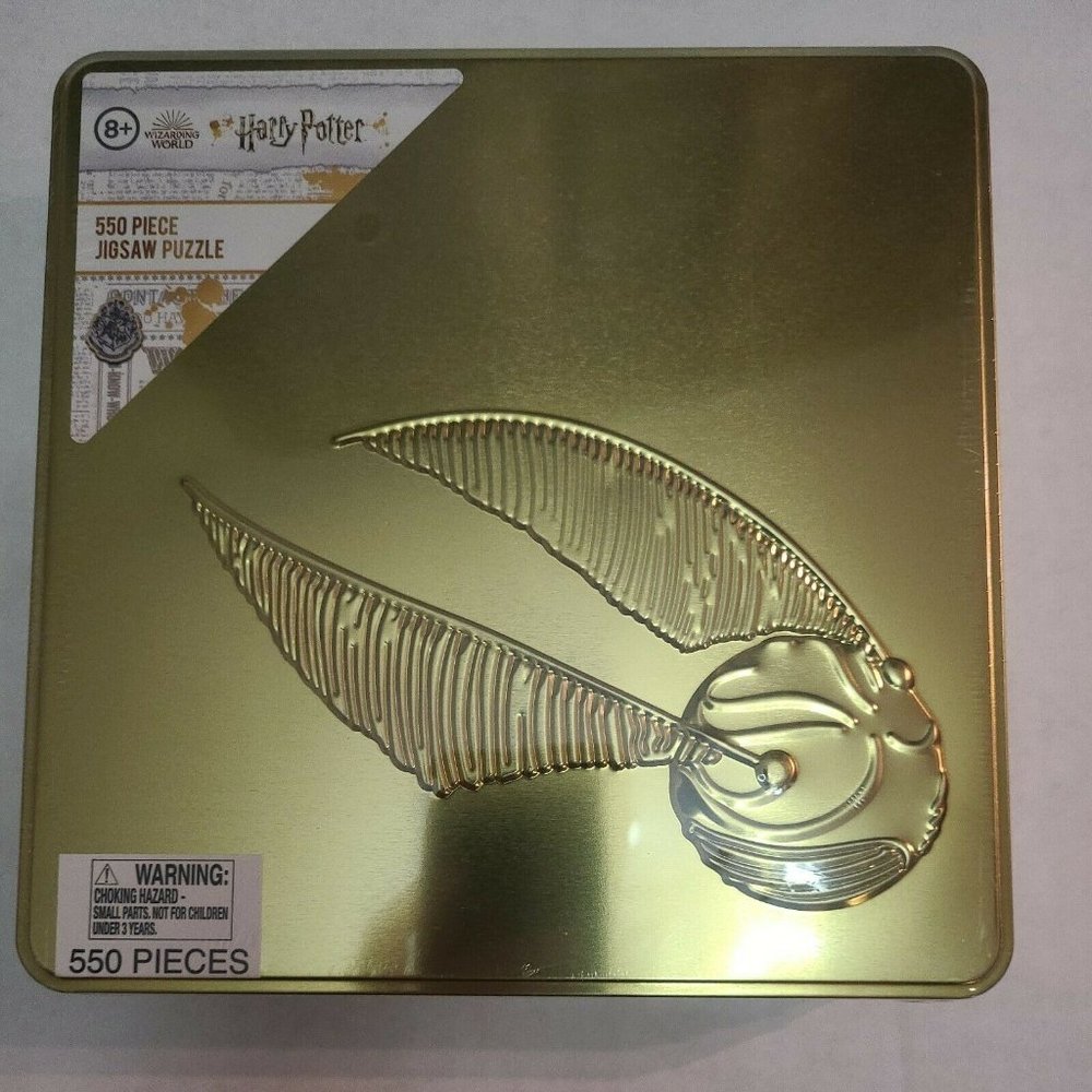 Wizarding World Harry Potter Golden Snitch 550 Piece Jigsaw Puzzle NEW